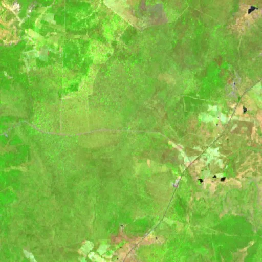 Wildfire near Francinópolis — Sentinel-2 SWIR (fuego)