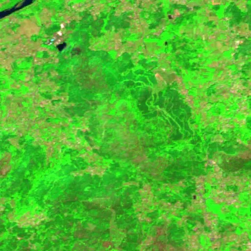 Wildfire near Geraz do Lima (Santa Maria, Santa Leocádia e Moreira) e Deão — Sentinel-2 SWIR (fuego)
