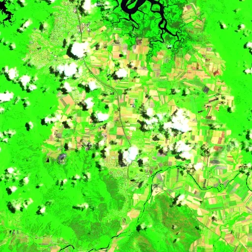Gordonvale Bushfire — Sentinel-2 SWIR (fuego)