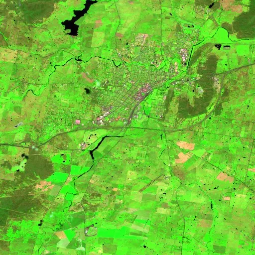 Incendio cerca de Goulburn (sin fecha #2) — Sentinel-2 SWIR (fuego)