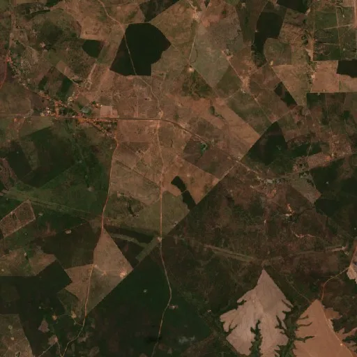 Wildfire near Governador Eugênio Barros — Sentinel-2 true color