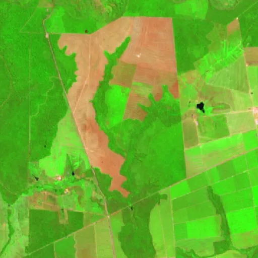 Wildfire near Grajaú — Sentinel-2 SWIR (fuego)