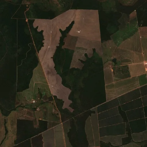 Wildfire near Grajaú — Sentinel-2 true color