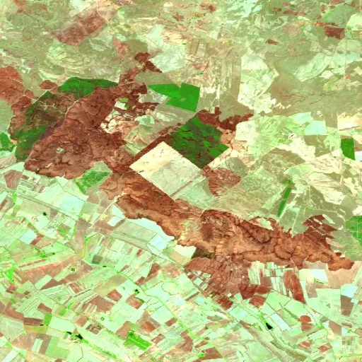 Wildfire near Gravina in Puglia — Sentinel-2 SWIR (fuego)