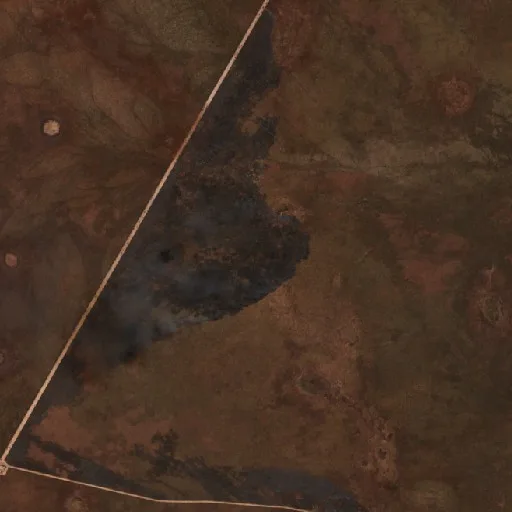 Wildfire near Gregório — Sentinel-2 true color