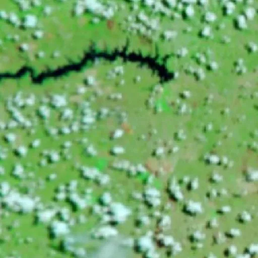 Wildfire near Guadalupe (Oct 1) — NASA satellite
