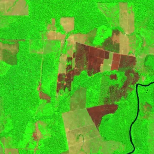 Incendio cerca de Guatá — Sentinel-2 SWIR (fuego)