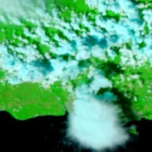 Wildfire near Guayabo Dulce — NASA satellite