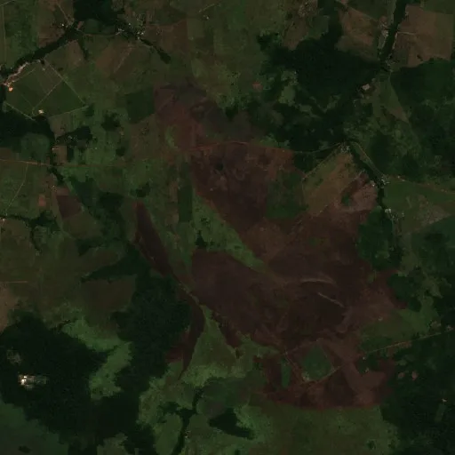 Wildfire near Guayaramerín — Sentinel-2 true color