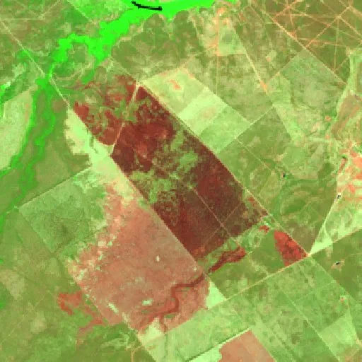 Wildfire near Güémez — Sentinel-2 SWIR (fuego)