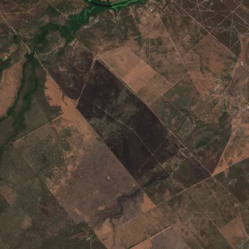 Wildfire near Güémez — Sentinel-2 true color