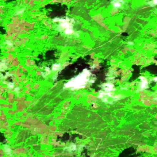 Wildfire near Guitiriz — Sentinel-2 SWIR (fuego)