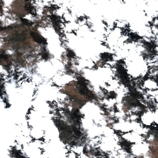 Incendio cerca de Gungal — Sentinel-2 true color