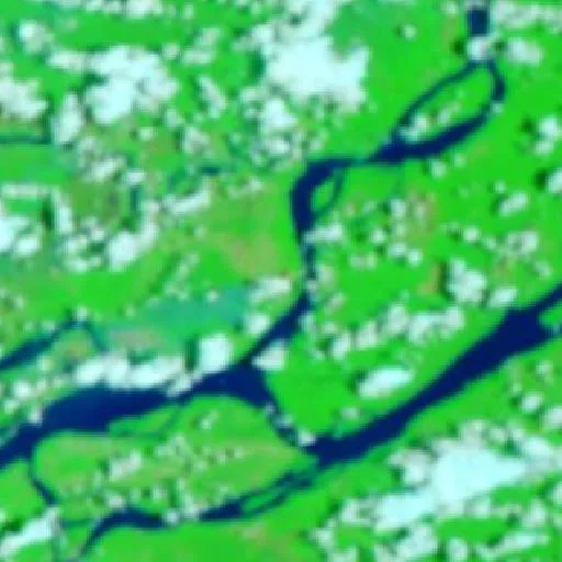 Wildfire near Gurupá — NASA satellite