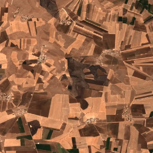 Incendio cerca de Haliliye — Sentinel-2 true color