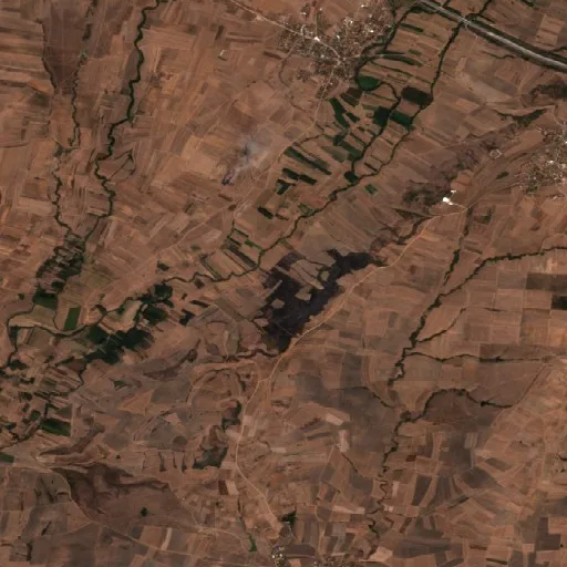 Wildfire near Havsa — Sentinel-2 true color