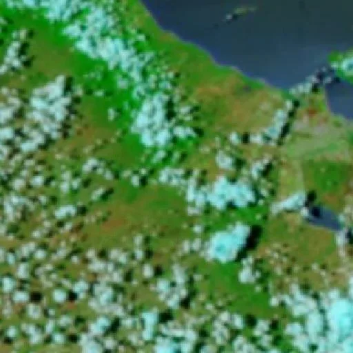 Hervey Range Bushfire — NASA satellite