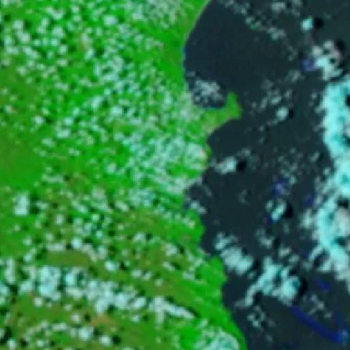 Hope Vale Bushfire — NASA satellite