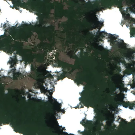 Incendio cerca de Hopelchén — Sentinel-2 true color