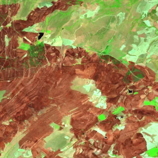 Incendio cerca de Ibn Badis — Sentinel-2 SWIR (fuego)