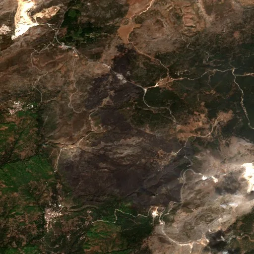 Incendio cerca de Igualeja (27 sep #2) — Sentinel-2 true color