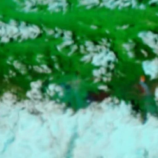 Wildfire near Ilaga (Oct 5) — NASA satellite