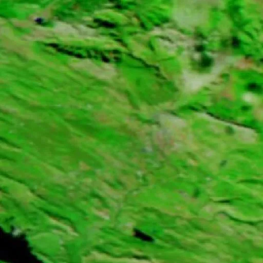 Wildfire near Ilići — NASA satellite