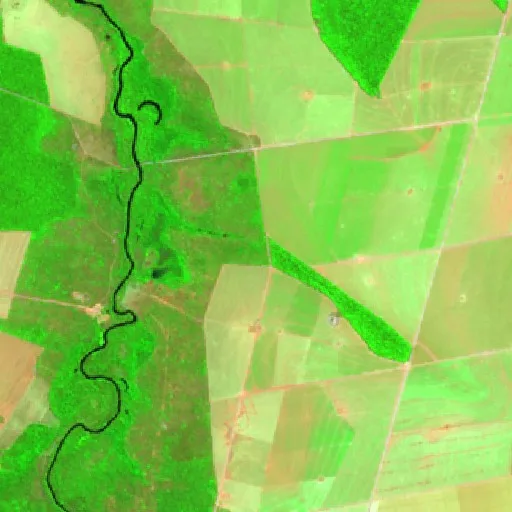 Wildfire near Independência — Sentinel-2 SWIR (fuego)