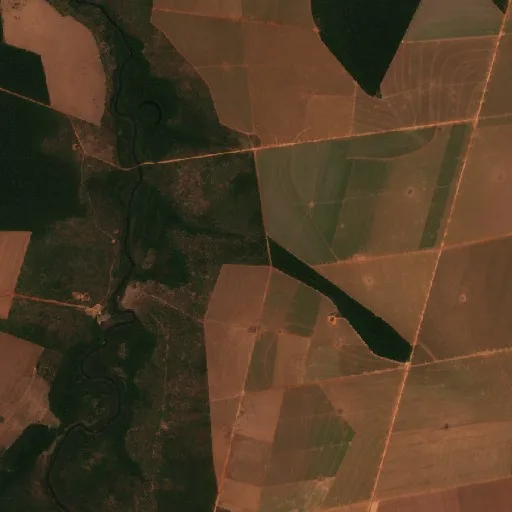 Wildfire near Independência — Sentinel-2 true color
