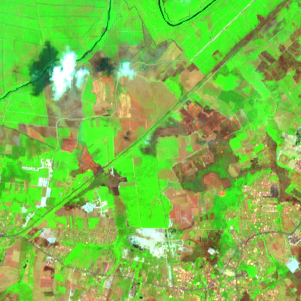 Wildfire near Indralaya, ID (2026) — Map & Containment
