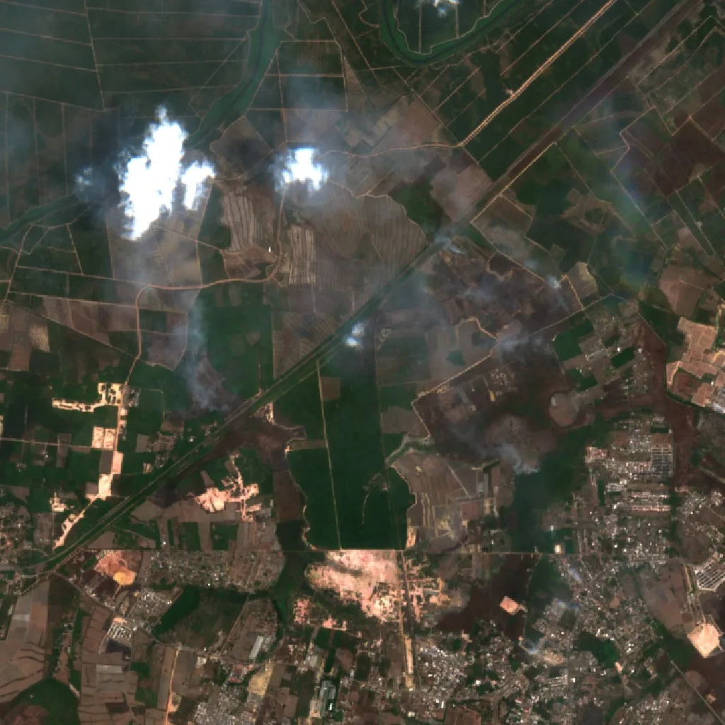 Wildfire near Indralaya, ID (2026) — Map & Containment