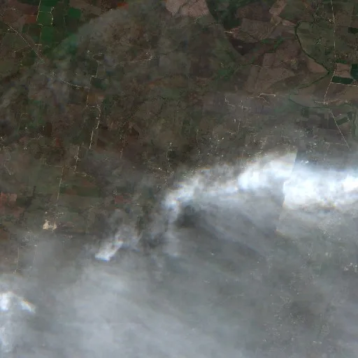 Inverell Bushfire (undated) — Sentinel-2 true color