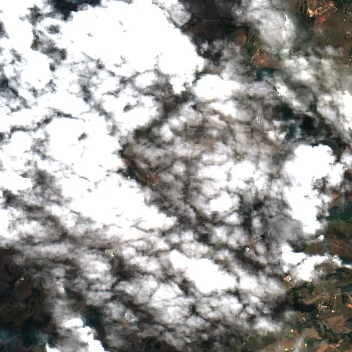 Incendio cerca de Ipanema — Sentinel-2 true color