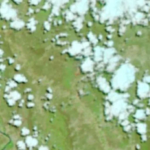 Wildfire near Ipupiara — NASA satellite