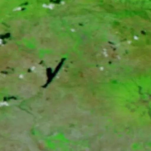 Wildfire near Isahakyan — NASA satellite