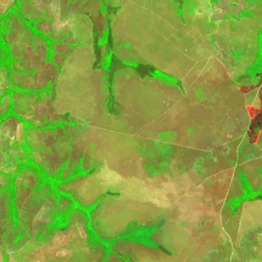 Wildfire near Itacajá — Sentinel-2 SWIR (fuego)