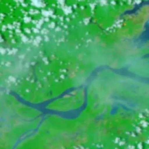 Wildfire near Itacoatiara (Oct 16) — NASA satellite
