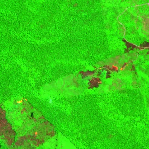 Wildfire near Itaituba (Aug 6 · SE) — Sentinel-2 SWIR