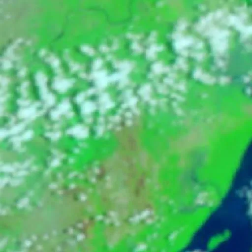 Incendio cerca de Itaubal — NASA satellite