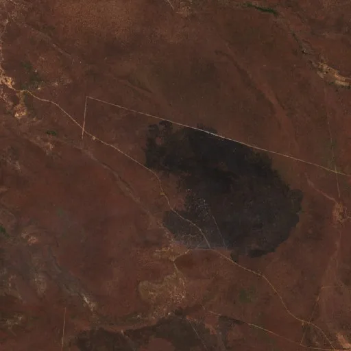 Wildfire near Itaueira — Sentinel-2 true color