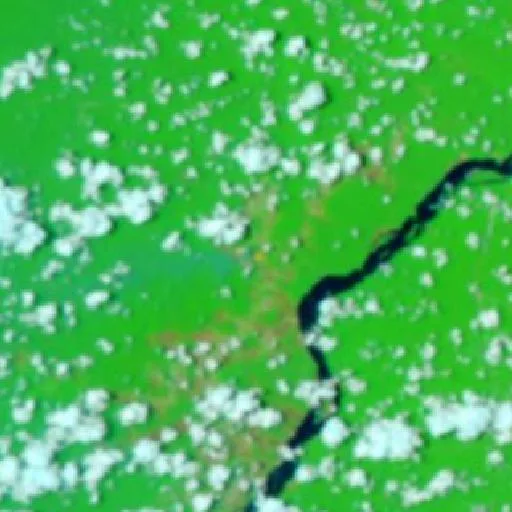 Wildfire near Jacareacanga (Oct 9) — NASA satellite