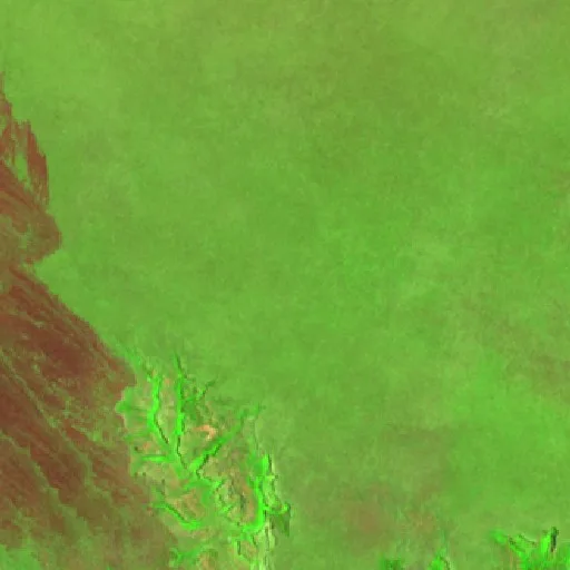 Wildfire near Jacu (Oct 7 · N) — Sentinel-2 SWIR