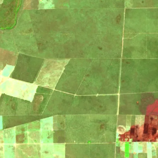 Wildfire near Jaíba (Sep 27) — Sentinel-2 SWIR (fuego)