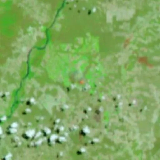 Incendio cerca de Jaíba (10 oct) — NASA satellite