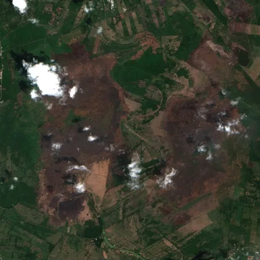 Wildfire near Jalapa (Sep 2) — Sentinel-2 true color