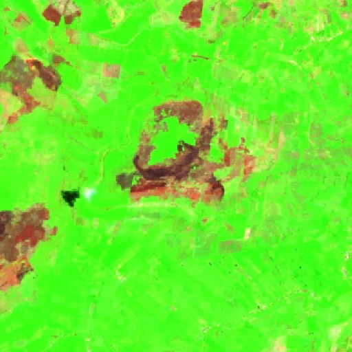 Wildfire near Jalapa — Sentinel-2 SWIR (fuego)
