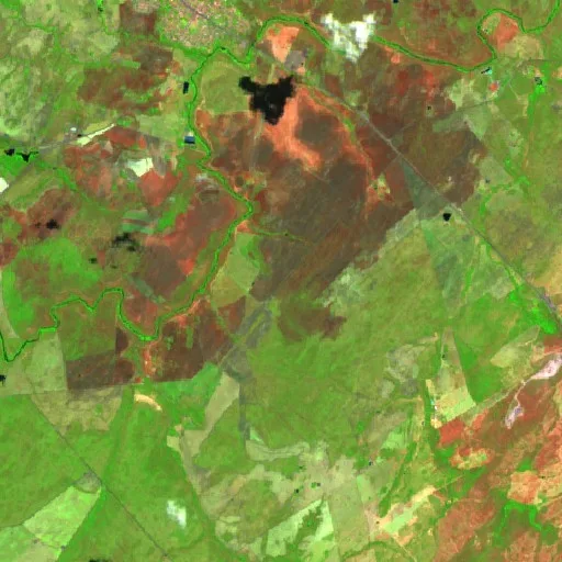 Incendio cerca de Jangada — Sentinel-2 SWIR (fuego)
