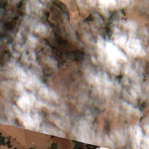 Wildfire near Jataí — Sentinel-2 true color
