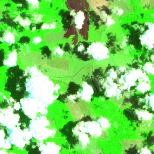 Wildfire near Jataituba — Sentinel-2 SWIR (fuego)