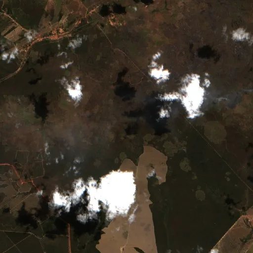 Wildfire near Jenipapo dos Vieiras — Sentinel-2 true color